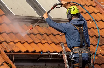 Démoussage et hydrofuge de toiture à Barrou
